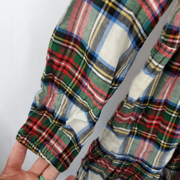 Adorable Gap Kids Girls M 8 Lng Slv Plaid Tiered Bottom Dress - Picture 7 of 12